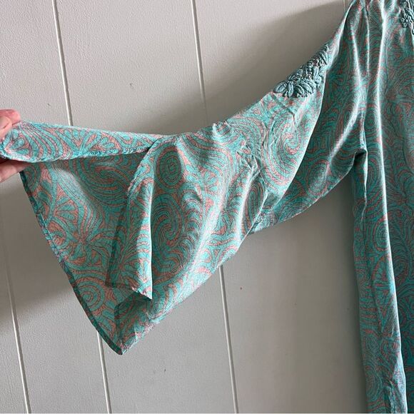 Amaya 100% Silk Embroidered Blouse Tunic - Picture 2 of 11